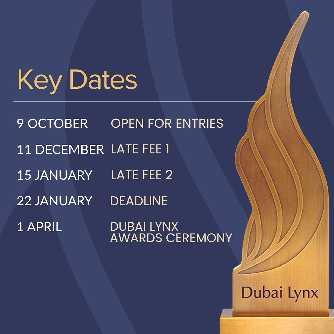 Dubai Lynx 2026 announces key dates