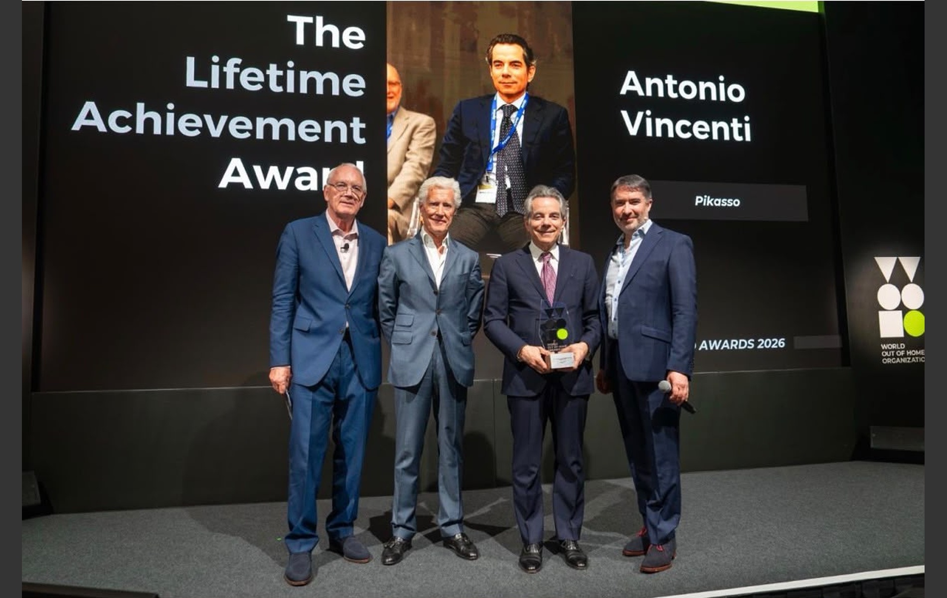 Antonio Vincenti Lifetime Achievment Award WOO 2026
