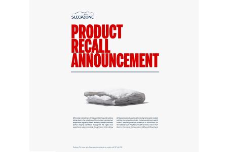 Sleepzone recalls its own products to keep Jordan awake for history